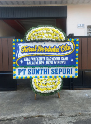 Papan Bunga Duka di Karangpakuan