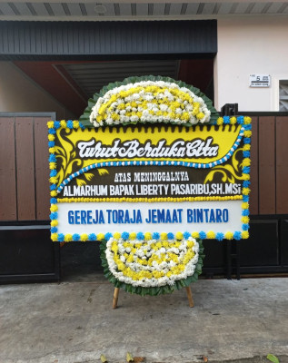 Papan Bunga Duka di Karangpakuan