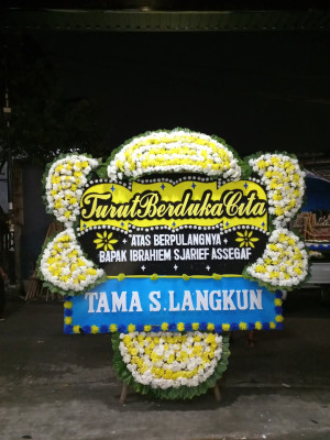 Papan Bunga Duka di Karangpakuan